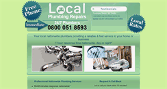 Desktop Screenshot of local-plumbers247.co.uk